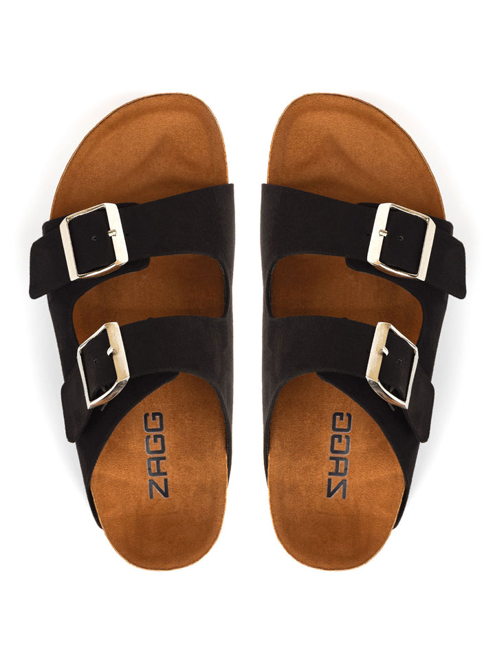 Black High Double Buckle