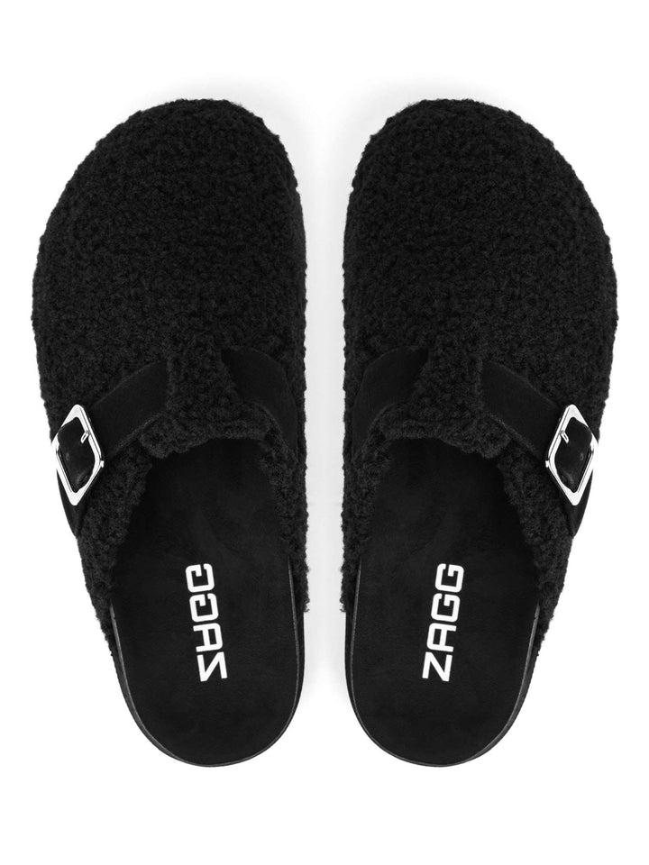 Black Sheep Fur High Clogs