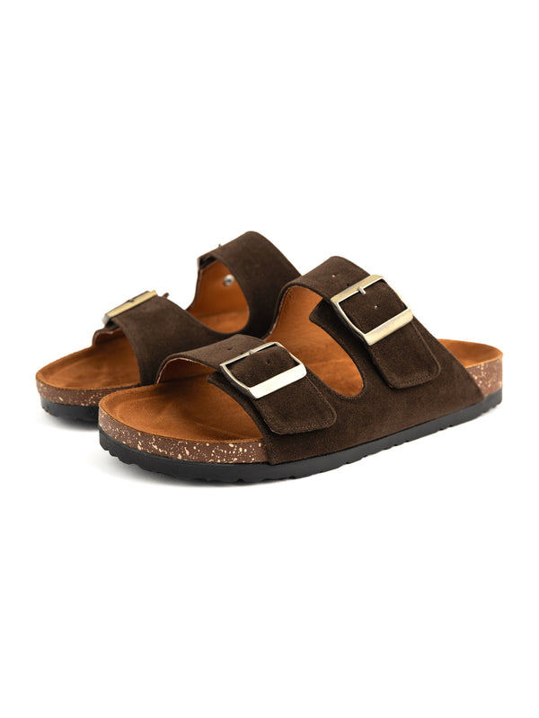 Brown Double-Strap Women