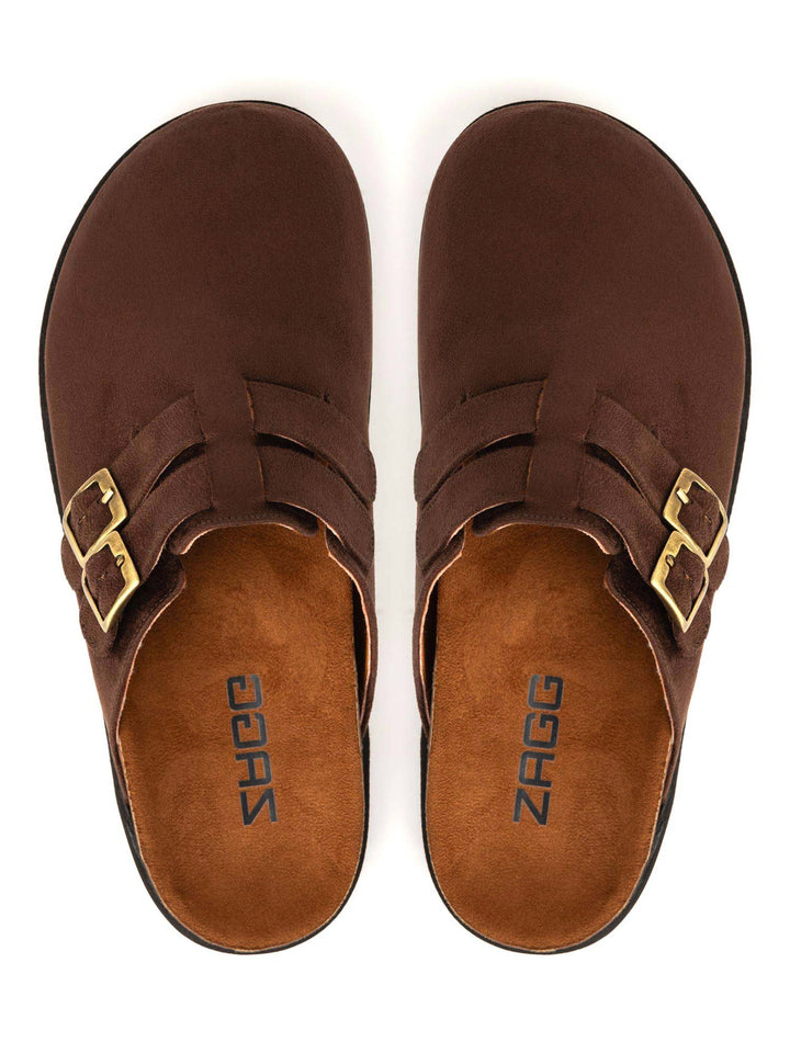 Brown High Clogs