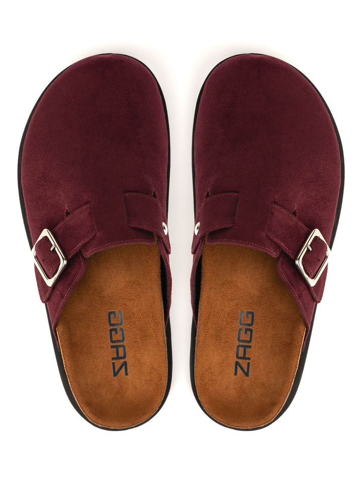 Burgundy Classic Clogs