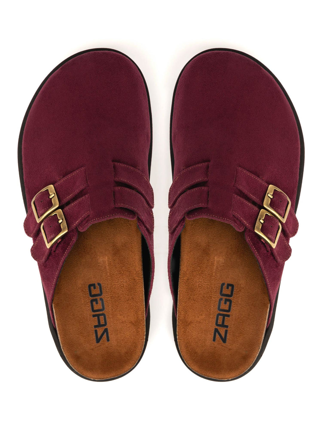 Burgundy High Clogs