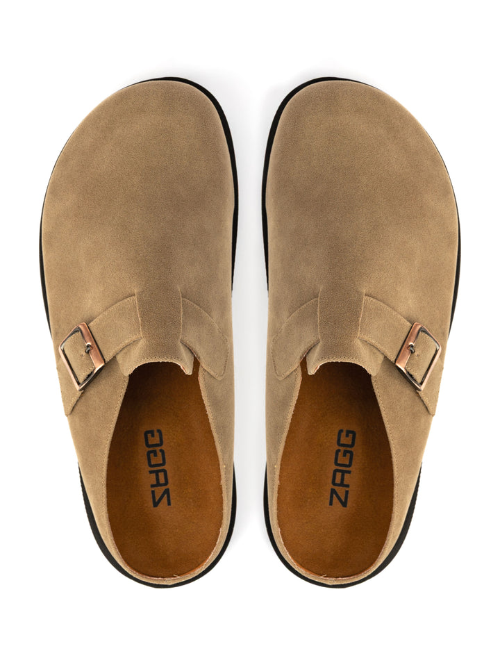 Beige Closed Clogs Men