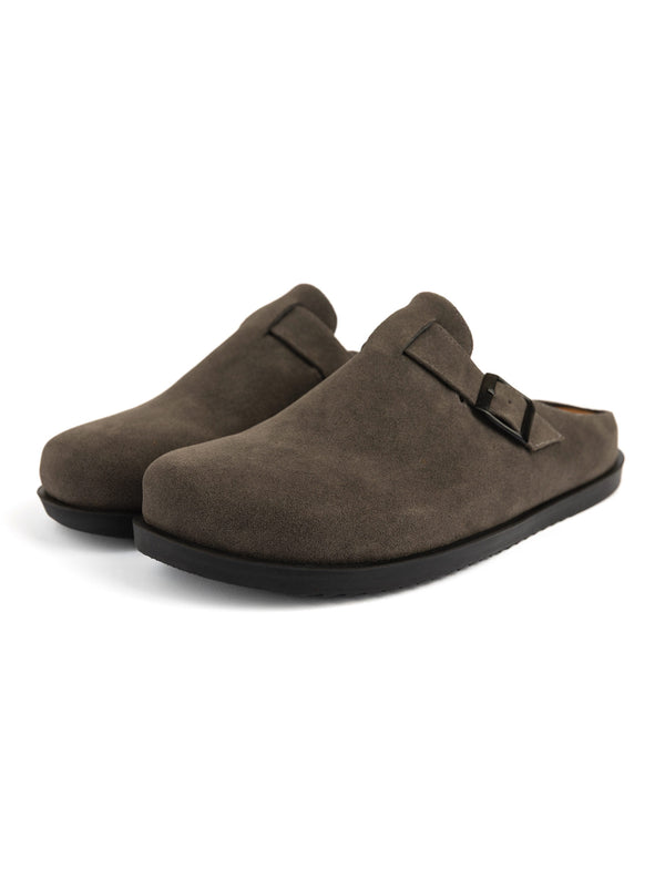 Grey Closed Clogs Men