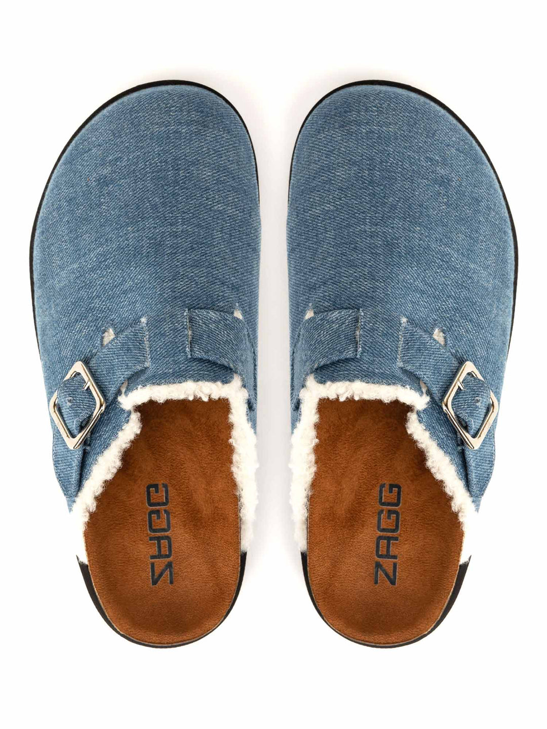 Jeans Fur High Clogs