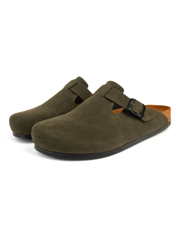 Olive Green Clogs Men