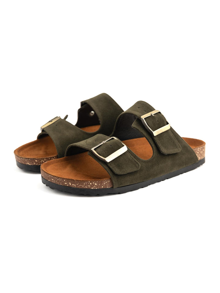 Olive Green Double-Strap Women