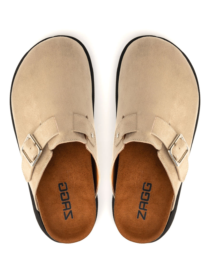 Beige Classic Clogs