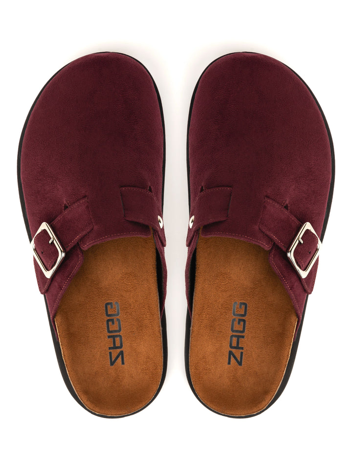 Burgundy Classic Clogs