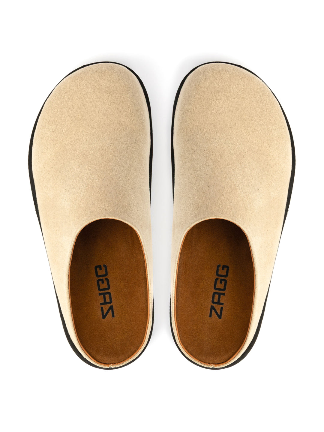 Beige High Closed Clogs
