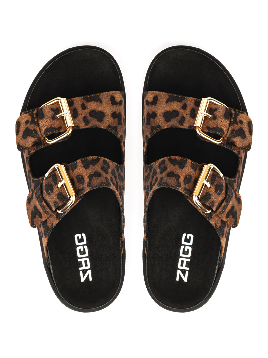 Black Leopard Double Strap