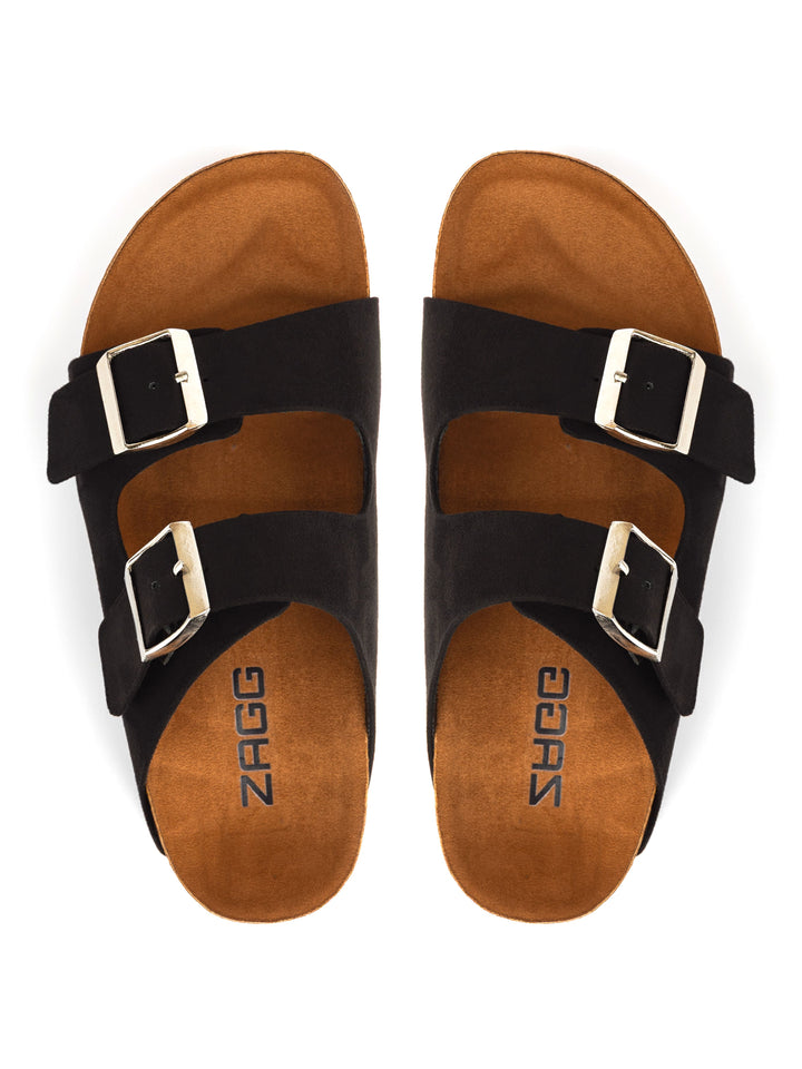 Black High Double Buckle