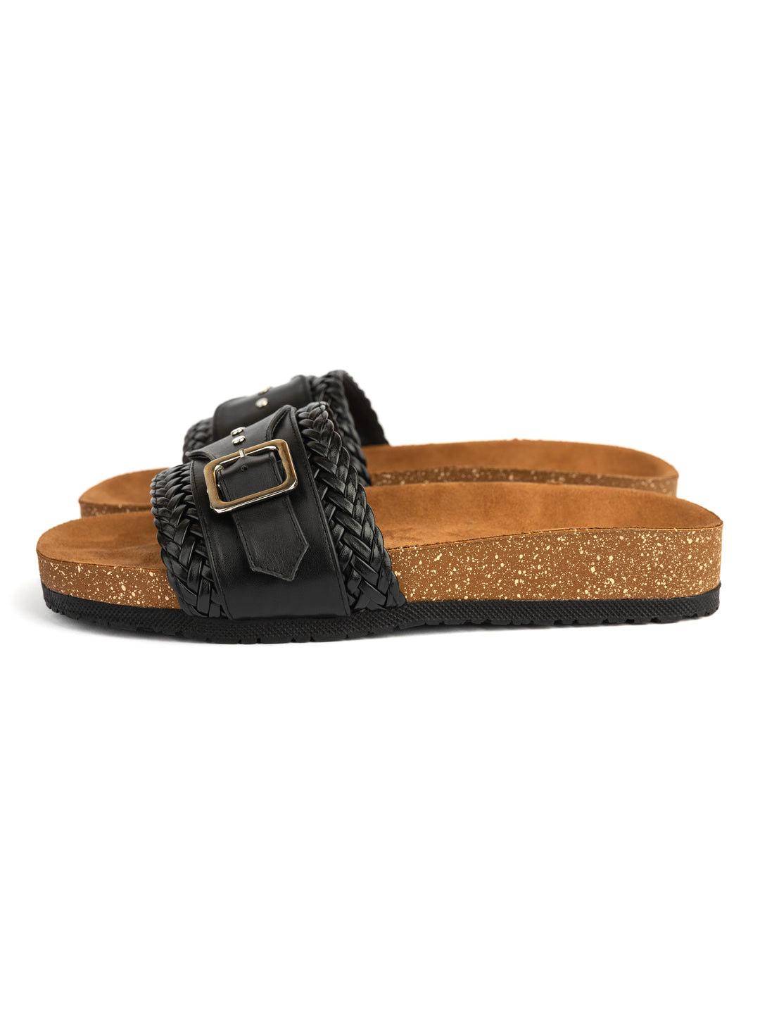Black Leather with Studs