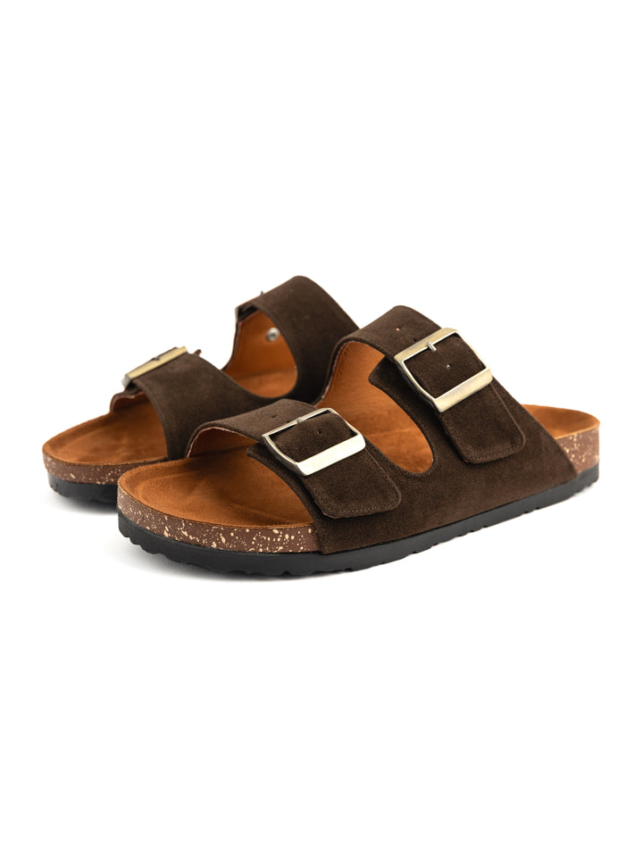 Brown Double-Strap Women