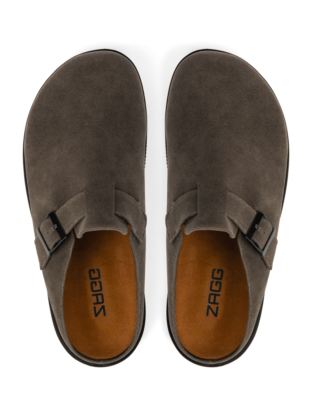 Grey Closed Clogs Men