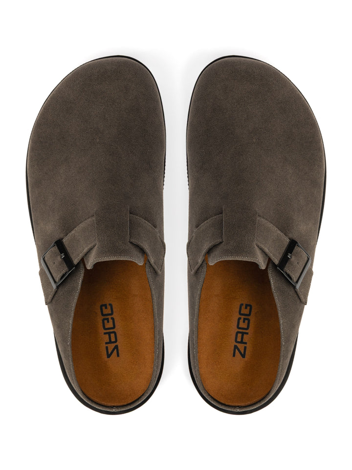 Grey Closed Clogs Men