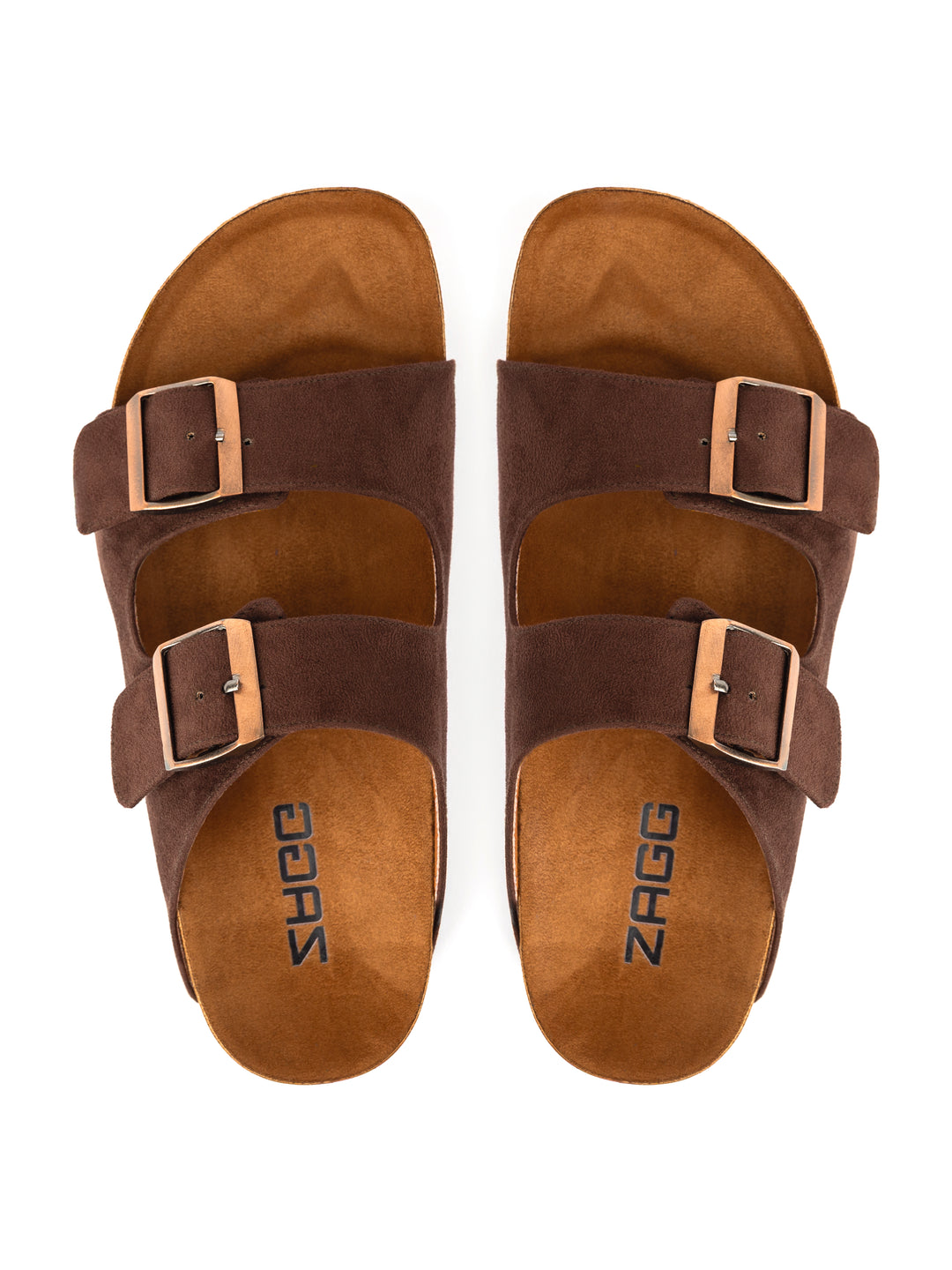 Brown High Double Buckle
