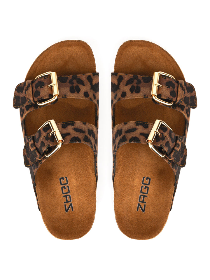 Leopard High Double Buckle