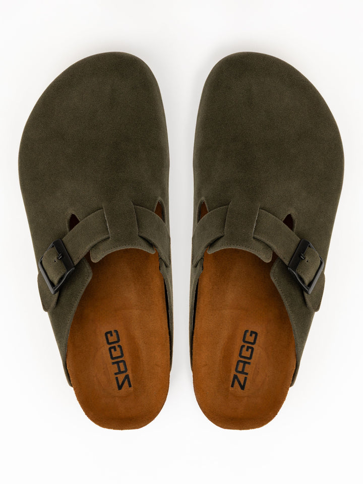 Olive Green Clogs Men