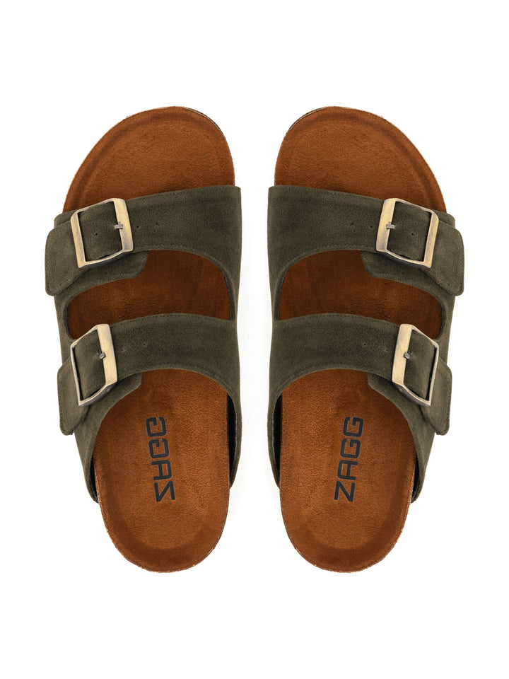 Olive Green Double-Strap Women